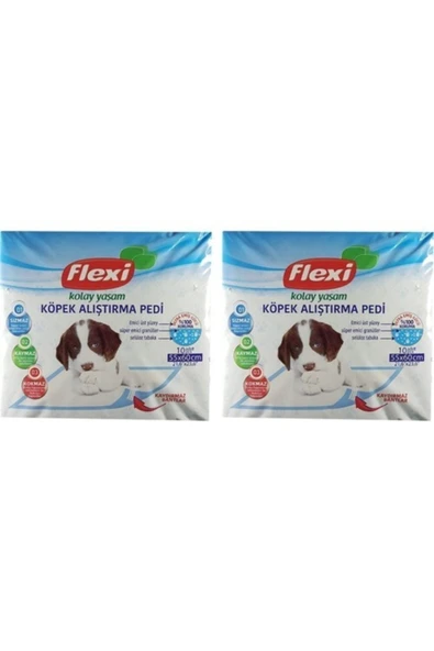 Flexi Life  Flexi Kokulu Ve Bantlı Köpek Alıştırma Çiş Pedi 20 Adet