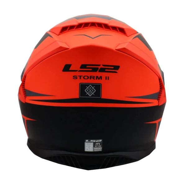 LS2 STORM 2 FIST -SİYAH KASK - 3