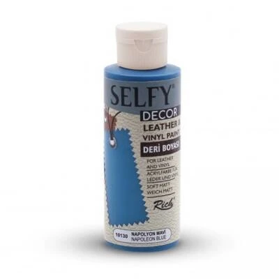 Rich Selfy Decor Deri Boyası 120 cc 10130 Napolyon Mavi ürün görseli 1
