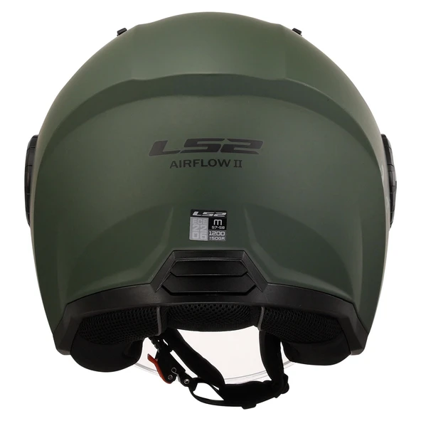 LS2 AIRFLOW 2 MAT YEŞİL KASK - 5