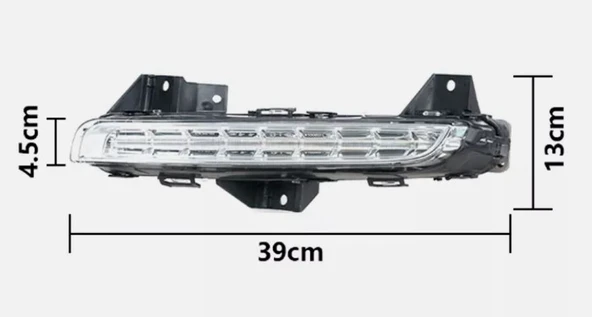 PORSCHE PANAMERA UYUMLU LED GÜNDÜZ FARI SOL 14-17 97063108152 - 3