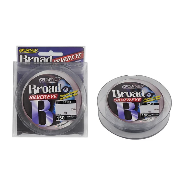 Owner 56113 Broad Silver Eye 0.20mm 150m