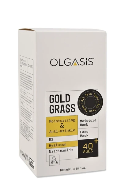 Gold Grass Altın Otu Gece Maskesi 100ml - Sıkılaştırıcı & Kırışıklık Açıcı & Yaşlanma Karşıtı Bakım - 3