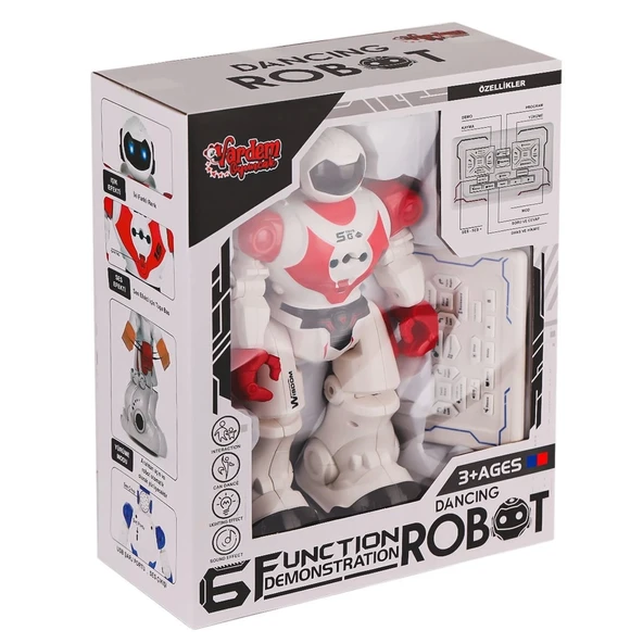 GGE-606-29 Kumandalı Işıklı Dansçı İnteraktif Robot -Vardem Oyuncak - 2