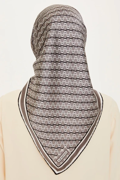 Armine E24KA9226D0281 Dj Saf İpek Eşarp 9226D (T) - Resim 4