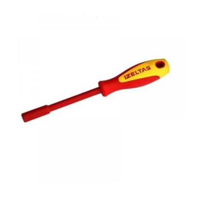 İZELTAŞ 6.3X120 Elektrikçi İzoleli Manyetık Bits Tutucu Tornavida 1000 V 4783196120