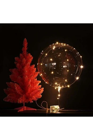 3 M LED GÜN IŞIĞI RENKLİ LED ŞEFFAF BALON ÇUBUKLU SET