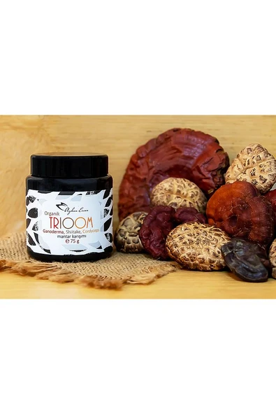 Organik Trioom 75 G (REİSHİ, SHİİTAKE, CORDYCEPS MANTARLARI) - 3