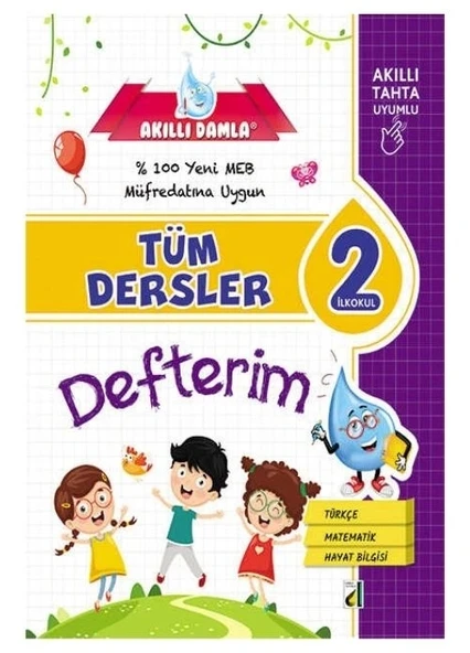 AKILLI DAMLA 2.SINIF AKILLI DEFTER TÜM DERSLER