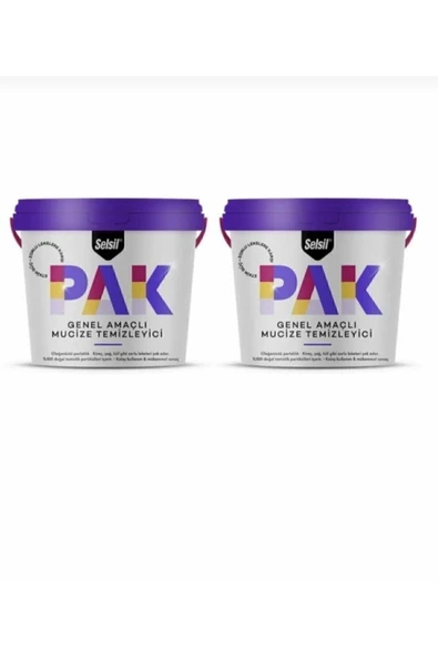 Pak Mucizevi Temizleyici 2'li Paket Adet 2x500 Gr