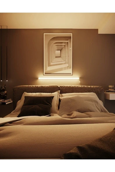 Uzaktan Led Abajur Aplik Gece Lambası Rgb Lambader