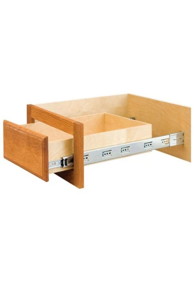 Canex Kızaklı Teleskopik Bilyalı Çekmece Ray 45cm - 3