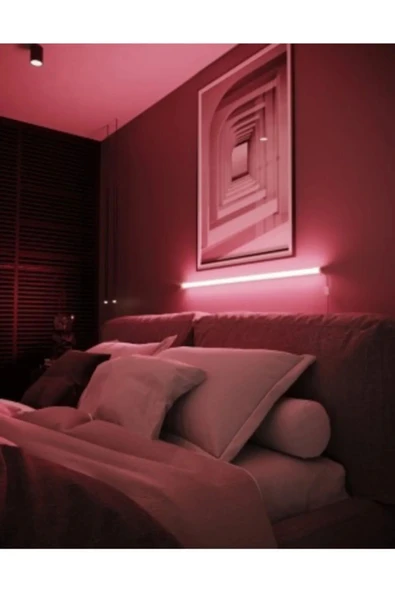 Uzaktan Kumandalı Rgb Led Abajur Aplik Gece Lambası Kumandali - - 2