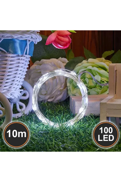 Peri Led Yeni Nesil 10 Metre 100 Ledli Beyaz Peri Led Işık