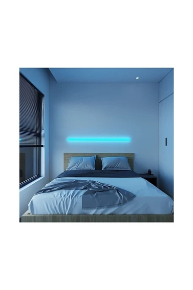 Pinkblue Light Uzaktan Kumandalı Aplik Gece Lambası Rgb 256 Renk Lambader Yuksek Işık Sistemi
