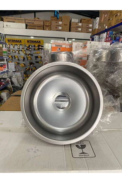 42cm Yuvarlak Eviye Krom - 2