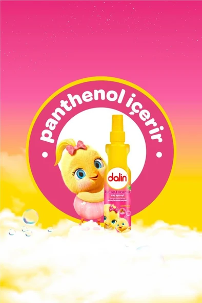 Dalin Kolay Tarama Spreyi 200 ml - Badem Özü ve Panthenol - 3