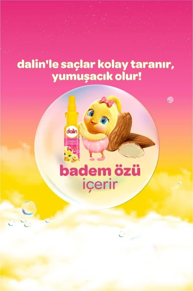 Dalin Kolay Tarama Spreyi 200 ml - Badem Özü ve Panthenol - 2