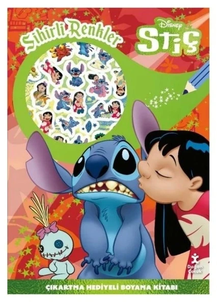 DISNEY STİÇ SİHİRLİ RENKLER ÇIKARTMALI BOYAMA ürün görseli 1