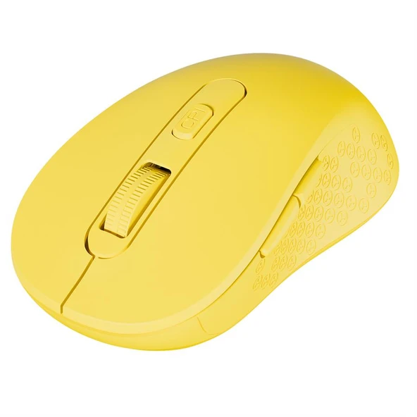 Everest SM-BT08 Usb Sarı 2in1 Bluetooth - 2.4GHz Kablosuz Mouse - 5