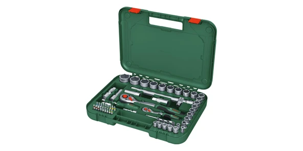 1/4 + 1/2 Cırcırlı Somun Sıkma Seti 56 Parça (Z9G) ürün görseli