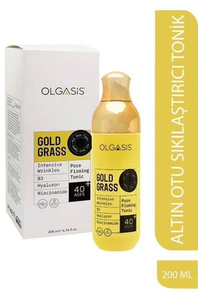Gold Grass Tonic 40 Altın Otu Sıkılaştırıcı & Yaşlanma Karşıtı Gözenek Tonik - 200 ml