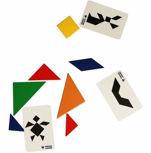 Curious&Genius Tangram Akıl ve Zeka Oyunu - Resim 3