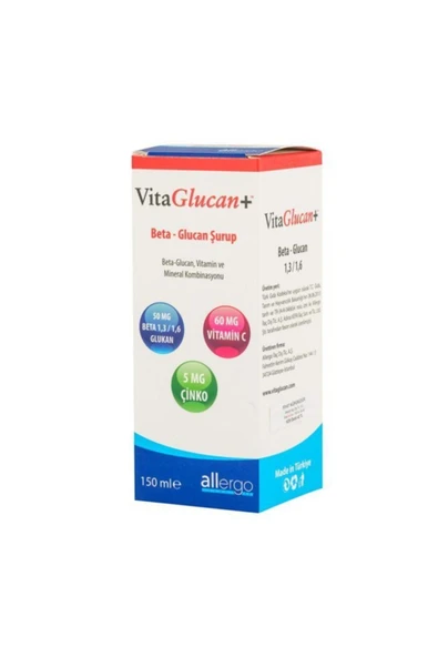 VitaGlucan Beta Glucan & C Vitamini Şurup 150 ml