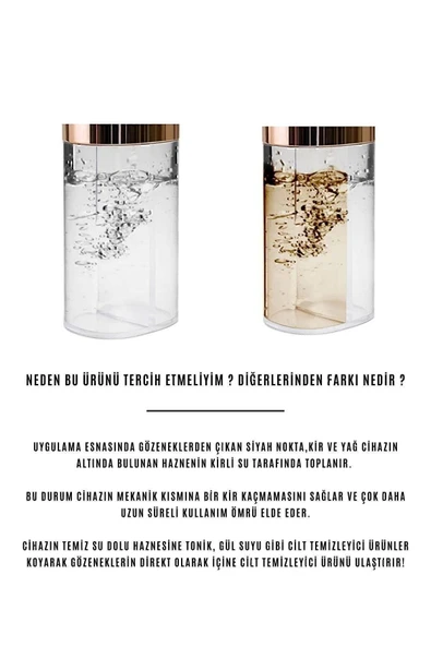 Su Hazneli Şarjlı Vakumlu Siyah Nokta Temizleme Aleti - 5