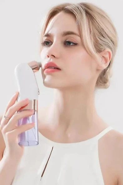 Su Hazneli Şarjlı Vakumlu Siyah Nokta Temizleme Aleti - 7