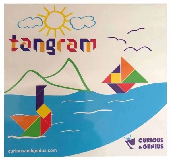 Curious&Genius Tangram Akıl ve Zeka Oyunu - Resim 2