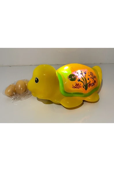Oyuncak Yumurtlayan Kaplumbağa Sesli Ve Işıklı 17 Cm - 4