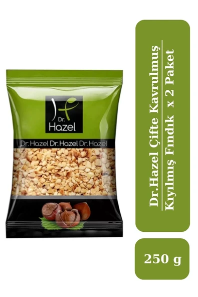 Drhazel Çifte Kavrulmuş Kıyılmış Fındık 250 x 2 Paket