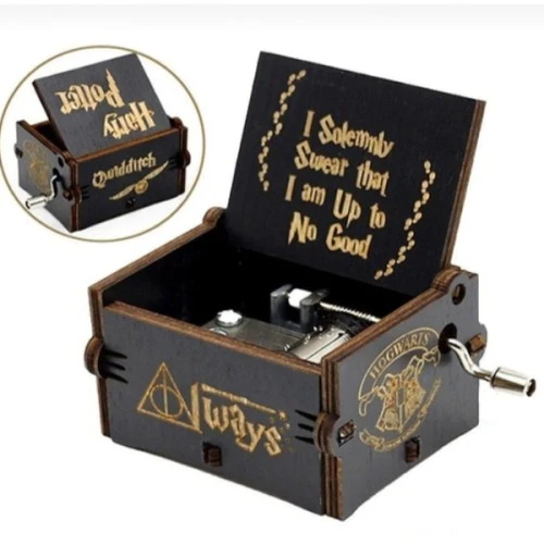Harry Potter Ahşap Çevirmeli Müzik Kutusu - 2