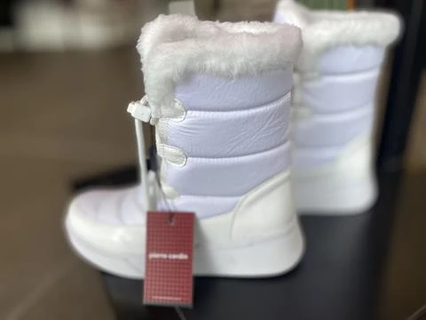 Pierre Cardin Beyaz Rugan Bağcıklı Bot 52595 - Resim 7