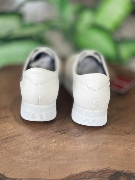 Pierre Cardin Bağcıklı Beyaz Sneaker Kadın Ayakkabı 52245 - 6