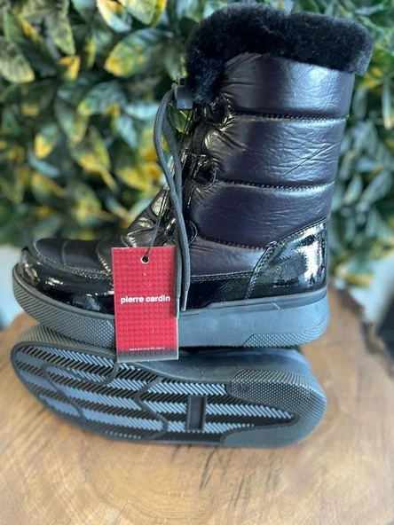 Pierre Cardin Siyah Rugan Bağcıklı Bot 52595 - 5