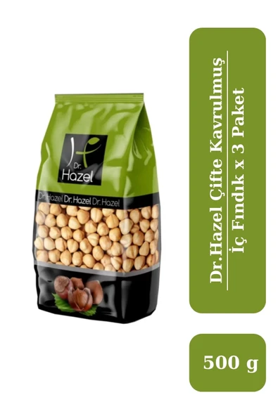 DrHazel Çifte Kavrulmuş İç Fındık 500 G x 3 Paket
