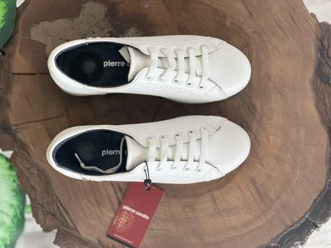 Pierre Cardin Bağcıklı Beyaz Sneaker Kadın Ayakkabı 52245 - 5
