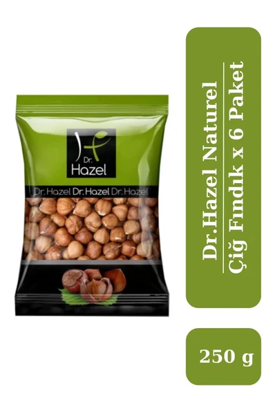 Drhazel Naturel Çiğ Fındık 250 g x 4 Paket