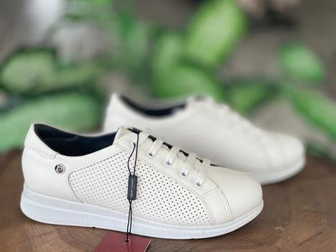 Pierre Cardin Bağcıklı Beyaz Sneaker Kadın Ayakkabı 52245 - 4