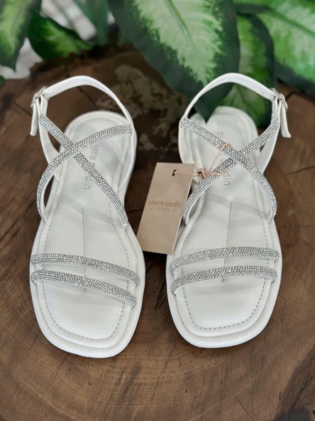 Pierre Cardin Taşlı Şık Sandalet PC5103 - 6