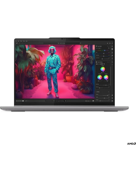 Lenovo Yoga 7 2-In-1 AMD Ryzen 7 8840HS 16GB 1TB SSD Freedos 14 WUXGA Taşınabilir Bilgisayar 83DK007LTR