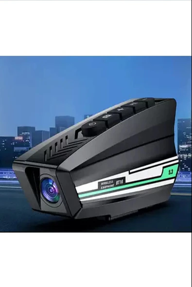 1080P Kameralı Wifi Kask Kulaklık 2000 mAh Su Geçirmez Bluetooth 5.3 Arka Uyarı Işıklı - 2