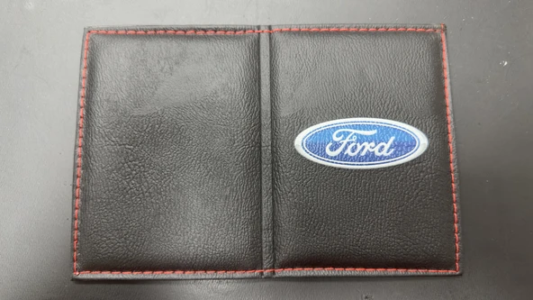 Ford Logolu Ruhsat Kılıfı SUNİ DERİ