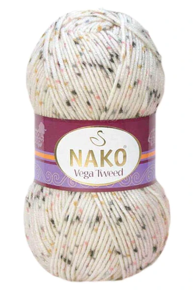 1 Adet Vega Tweed Premium Akrilik El Örgü İpi Yünü No: 31752