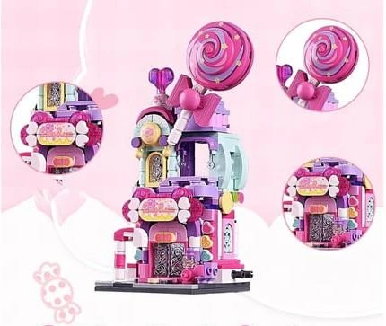 Keeppley City Corner K28012 Sky Candy Shopre Gökyüzü Şeker Dükkanı Yapı Blokları Oyuncak Seti - 7