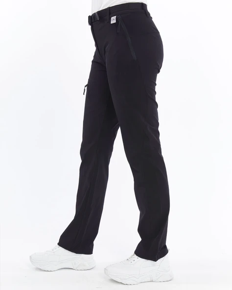 Mapamyumco Quick Dry Kadın Trekking Pantolon-SİYAH - Resim 5
