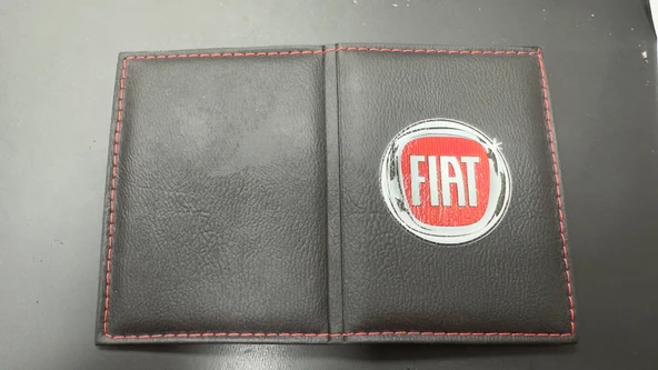 Fiat Logolu Ruhsat Kılıfı