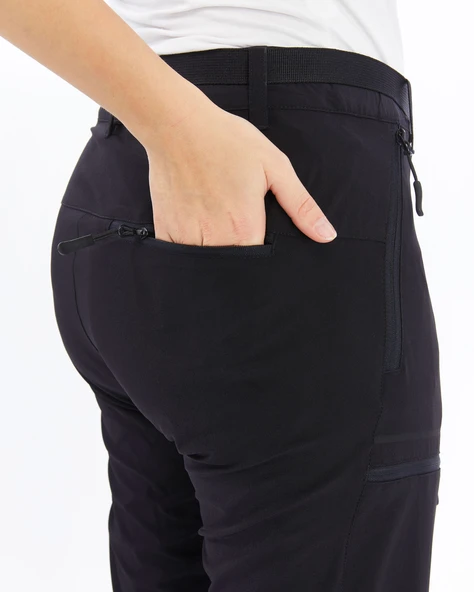 Mapamyumco Quick Dry Kadın Trekking Pantolon-SİYAH - Resim 8